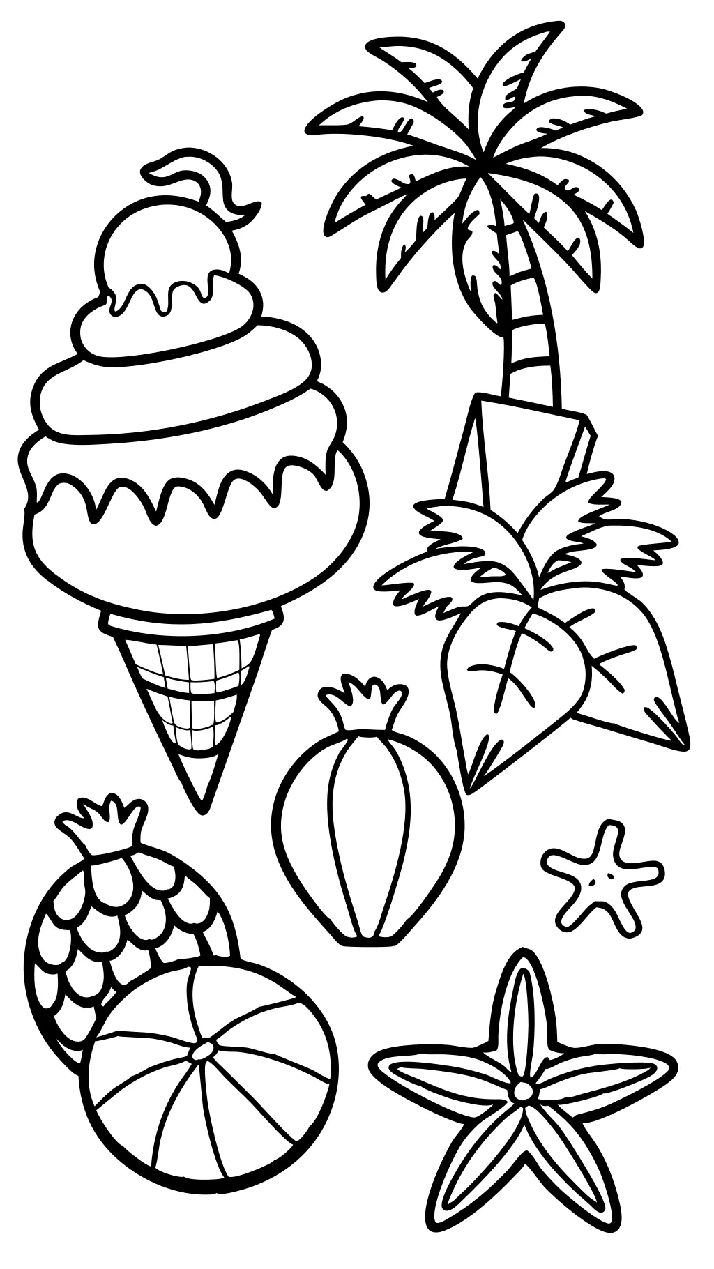 summer printable coloring pages free